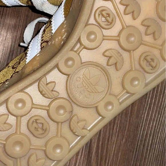 Gucci Brown and Red Sneakers